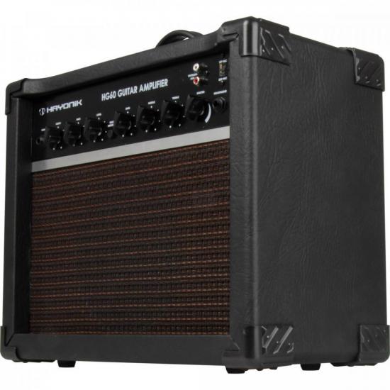 Cubo Para Guitarra Hayonik HG60 60W Preto por 1.169,00 à vista no boleto/pix ou parcele em até 12x sem juros. Compre na loja Mundomax!