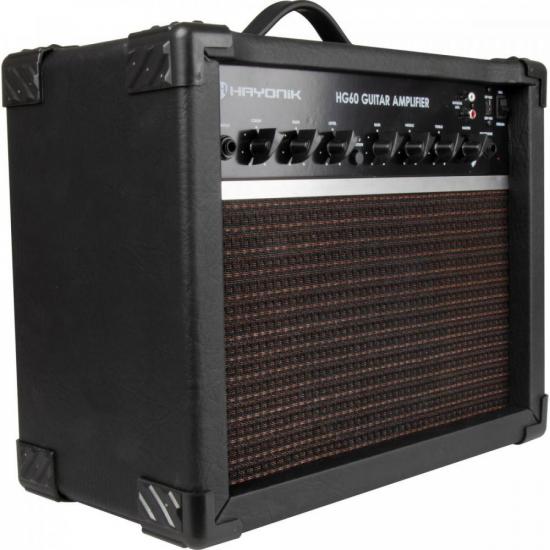 Cubo Para Guitarra Hayonik HG60 60W Preto por 1.169,00 à vista no boleto/pix ou parcele em até 12x sem juros. Compre na loja Mundomax!