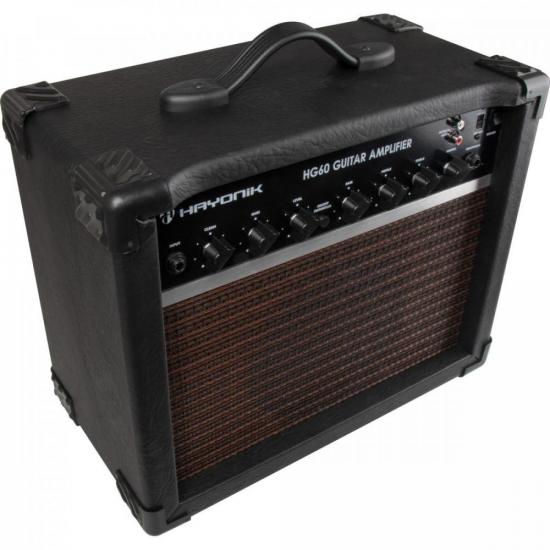 Cubo Para Guitarra Hayonik HG60 60W Preto por 1.169,00 à vista no boleto/pix ou parcele em até 12x sem juros. Compre na loja Mundomax!