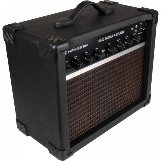 Cubo Para Guitarra Hayonik HG60 60W Preto por 1.169,00 à vista no boleto/pix ou parcele em até 12x sem juros. Compre na loja Mundomax!