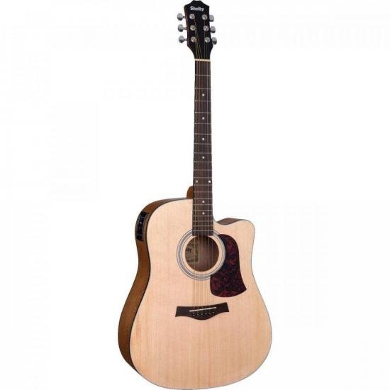 Violão Eletroacústico Shelby Sgd193c Aço Natural Satin por 664,90 à vista no boleto/pix ou parcele em até 10x sem juros. Compre na loja Mundomax!