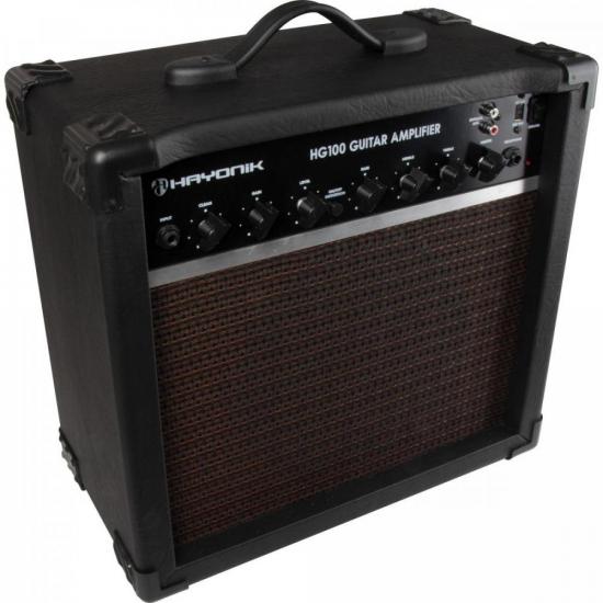 Cubo Para Guitarra 100W HG100 Preto HAYONIK por 1.149,00 à vista no boleto/pix ou parcele em até 12x sem juros. Compre na loja Mundomax!