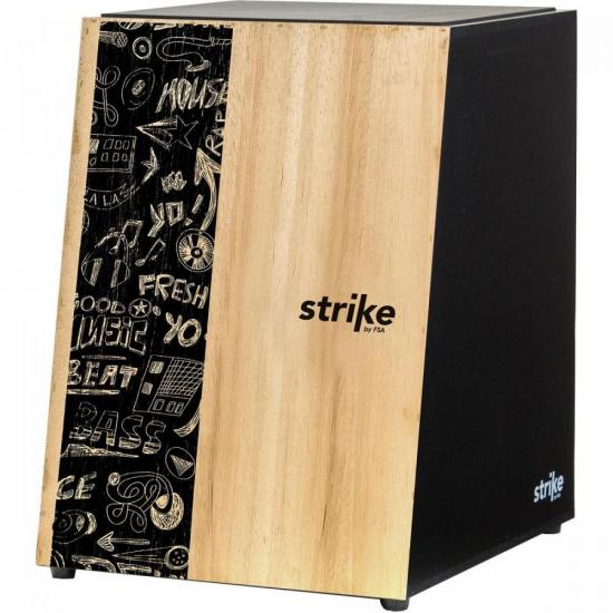 Cajon Eletroacústico FSA Inclinado Strike Music SK5001 por 579,99 à vista no boleto/pix ou parcele em até 10x sem juros. Compre na loja Mundomax!
