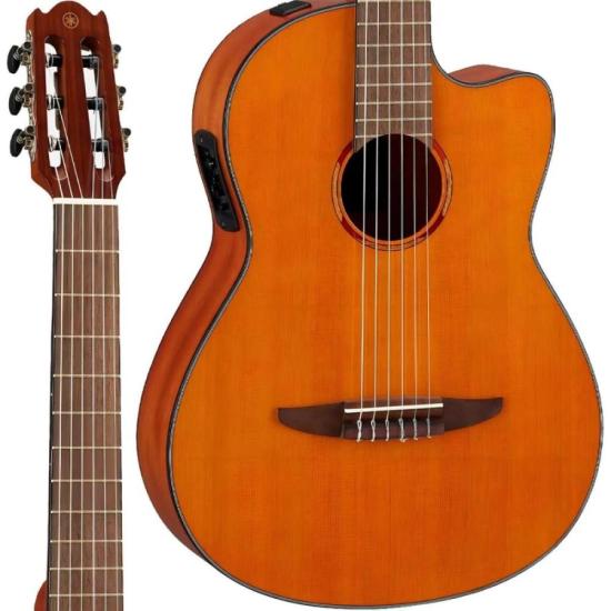 Violão Yamaha NCX1C Eletroacústico Nylon Natural por 3.499,00 à vista no boleto/pix ou parcele em até 12x sem juros. Compre na loja Mundomax!