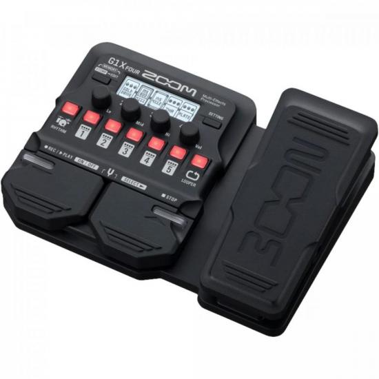 Pedaleira para Guitarra ZOOM G1X Four por 1.489,99 à vista no boleto/pix ou parcele em até 12x sem juros. Compre na loja Mundomax!