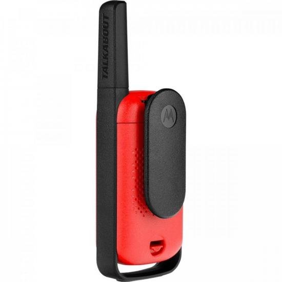 Rádio Comunicador Talkabout Motorola T110BR 25km Vermelho por 289,00 à vista no boleto/pix ou parcele em até 10x sem juros. Compre na loja Mundomax!