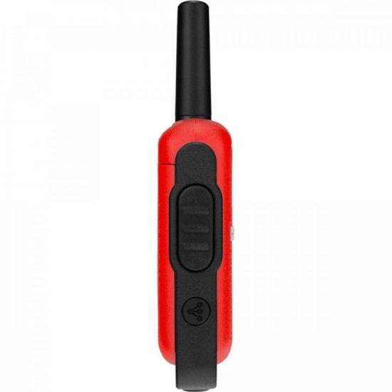 Rádio Comunicador Talkabout Motorola T110BR 25km Vermelho por 289,00 à vista no boleto/pix ou parcele em até 10x sem juros. Compre na loja Mundomax!