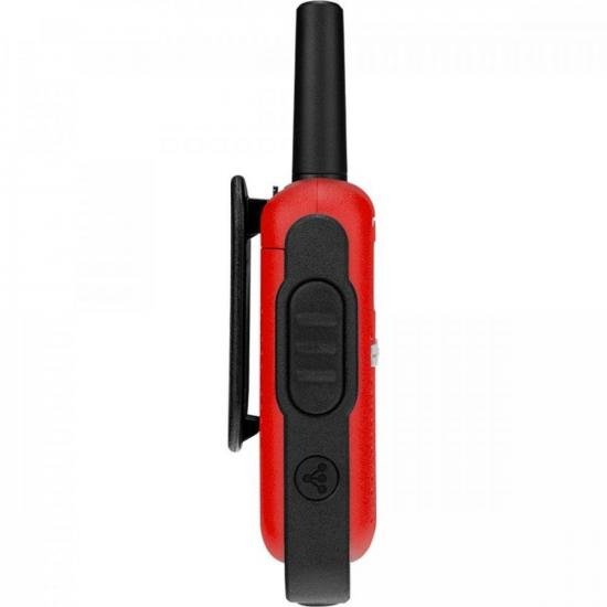 Rádio Comunicador Talkabout Motorola T110BR 25km Vermelho por 289,00 à vista no boleto/pix ou parcele em até 10x sem juros. Compre na loja Mundomax!