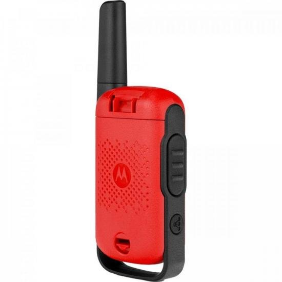 Rádio Comunicador Talkabout Motorola T110BR 25km Vermelho por 289,00 à vista no boleto/pix ou parcele em até 10x sem juros. Compre na loja Mundomax!