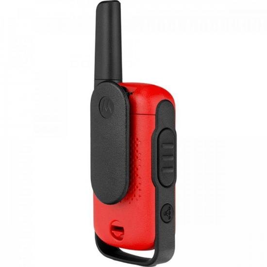 Rádio Comunicador Talkabout Motorola T110BR 25km Vermelho por 289,00 à vista no boleto/pix ou parcele em até 10x sem juros. Compre na loja Mundomax!