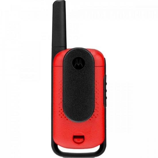 Rádio Comunicador Talkabout Motorola T110BR 25km Vermelho por 289,00 à vista no boleto/pix ou parcele em até 10x sem juros. Compre na loja Mundomax!