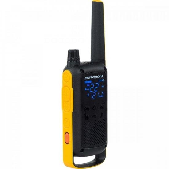 Par Rádio Comunicador Talkabout Motorola T470BR 35km Amarelo/Preto por 689,00 à vista no boleto/pix ou parcele em até 10x sem juros. Compre na loja Mundomax!