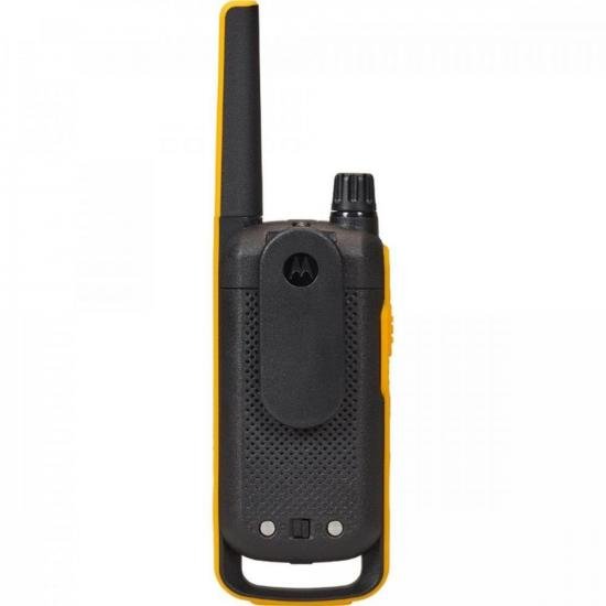 Par Rádio Comunicador Talkabout Motorola T470BR 35km Amarelo/Preto por 689,00 à vista no boleto/pix ou parcele em até 10x sem juros. Compre na loja Mundomax!
