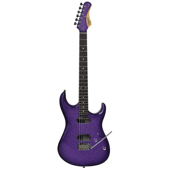 Guitarra Tagima Signature Mello Jr. Chameleon Deep Purple Sparkle por 0,00 à vista no boleto/pix ou parcele em até 1x sem juros. Compre na loja Mundomax!