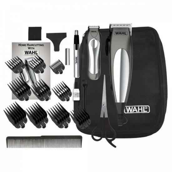 Kit de Máquina de Corte e Aparador Wahl Deluxe Groom Pro 127V por 293,90 à vista no boleto/pix ou parcele em até 10x sem juros. Compre na loja Mundomax!
