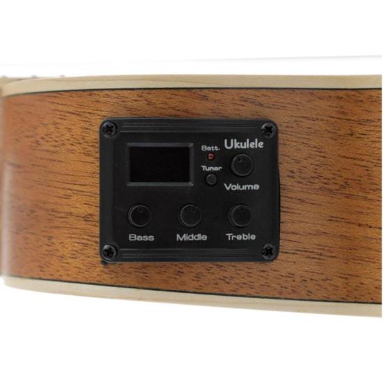 Ukulele MOANI Elétrico Concerto 23 UKMH02-23EQ Natural com Bag por 599,00 à vista no boleto/pix ou parcele em até 10x sem juros. Compre na loja Mundomax!