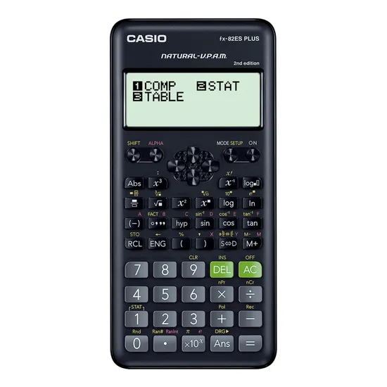 Calculadora Científica Casio FX-82ES PLUS-2 252 Funções Preta por 95,99 à vista no boleto/pix ou parcele em até 3x sem juros. Compre na loja Mundomax!