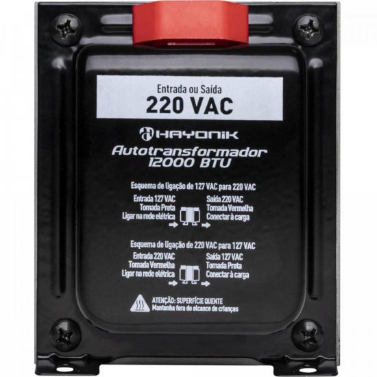 Autotrafo para ar condicionado 12000 BTU Universal HAYONIK por 391,00 à vista no boleto/pix ou parcele em até 10x sem juros. Compre na loja Mundomax!