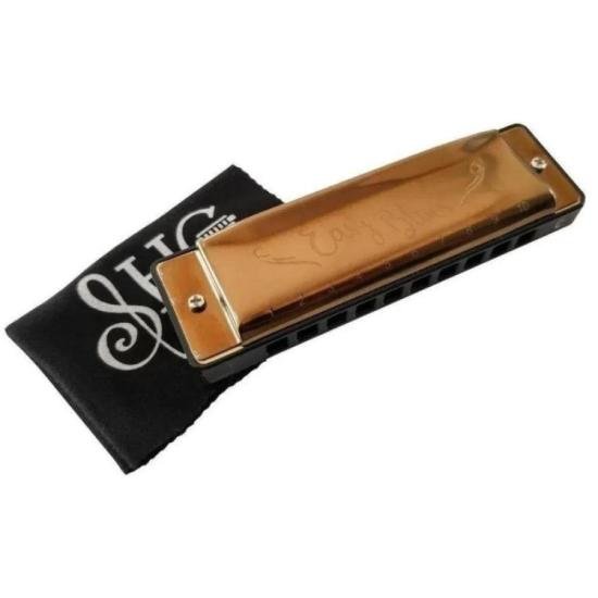 Gaita Diatônica em Dó (C) 20 Vozes Easy Blues Marrom HERING por 140,00 à vista no boleto/pix ou parcele em até 5x sem juros. Compre na loja Mundomax!