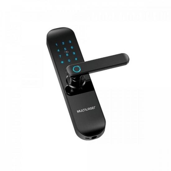 Fechadura Biométrica com Senha Inteligente Wi-Fi SE233 Preta MULTILASER por 1.363,90 à vista no boleto/pix ou parcele em até 12x sem juros. Compre na loja Mundomax!
