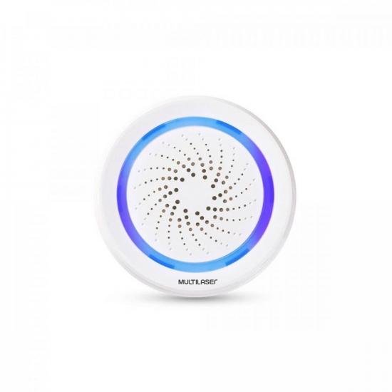 Sirene de Alarme Inteligente Wi-Fi SE232 Branca MULTILASER por 0,00 à vista no boleto/pix ou parcele em até 1x sem juros. Compre na loja Mundomax!