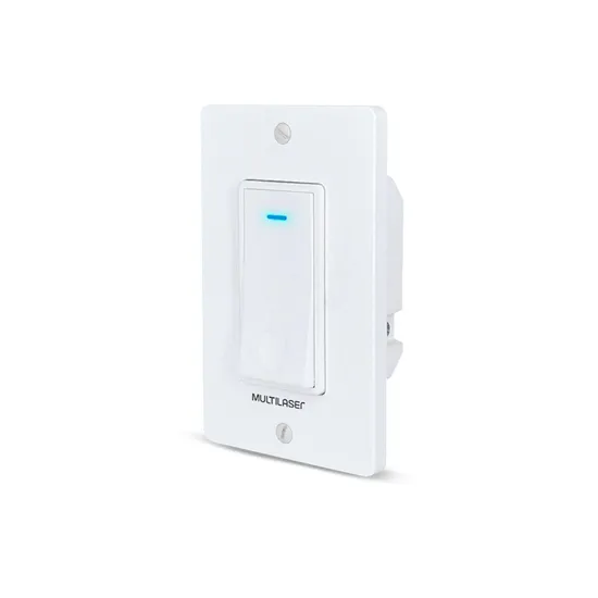 Interruptor Inteligente 1 Tecla Wi-Fi SE235 Branco MULTILASER (72002)