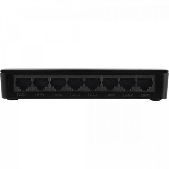 Switch 8 Portas 100Mbps SF 800 Preto INTELBRAS por 72,00 à vista no boleto/pix ou parcele em até 2x sem juros. Compre na loja Mundomax!