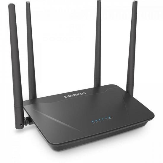 Roteador Wireless Dual Band ACtion RF 1200 Preto INTELBRAS por 269,99 à vista no boleto/pix ou parcele em até 10x sem juros. Compre na loja Mundomax!