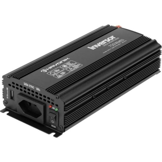 Inversor Automotivo HAYONIK PW12-1 Onda Modificada 750W 12Vdc/127V por 588,00 à vista no boleto/pix ou parcele em até 10x sem juros. Compre na loja Mundomax!