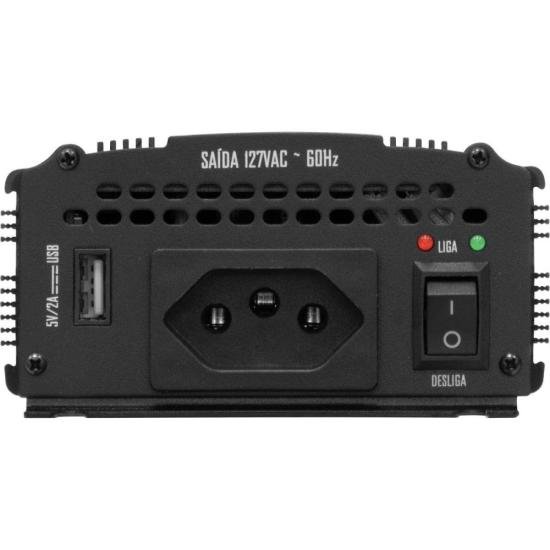 Inversor Automotivo HAYONIK PW12-1 Onda Modificada 750W 12Vdc/127V por 588,00 à vista no boleto/pix ou parcele em até 10x sem juros. Compre na loja Mundomax!