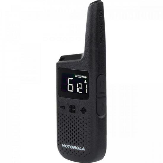 Rádio Comunicador Talkabout Motorola T38BR 32km Preto por 534,99 à vista no boleto/pix ou parcele em até 10x sem juros. Compre na loja Mundomax!