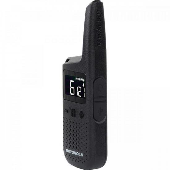 Rádio Comunicador Talkabout Motorola T38BR 32km Preto por 534,99 à vista no boleto/pix ou parcele em até 10x sem juros. Compre na loja Mundomax!