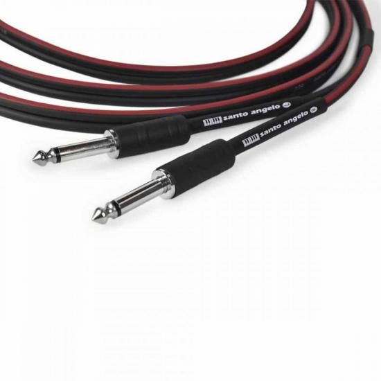 Cabo para Teclado 4,57m 2x P10 15FT Tk Cable Preto/Vermelho SANTO por 145,99 à vista no boleto/pix ou parcele em até 5x sem juros. Compre na loja Mundomax!