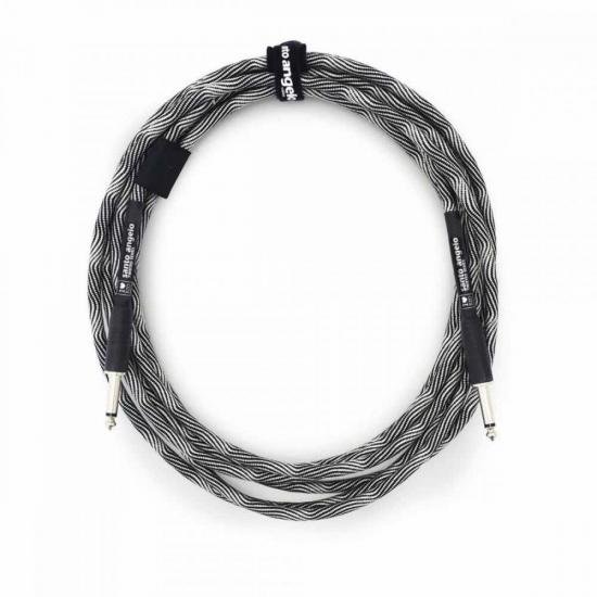 Cabo para Instrumentos 4,57m P10 15FT Rio Preto/Branco SANTO por 95,90 à vista no boleto/pix ou parcele em até 3x sem juros. Compre na loja Mundomax!
