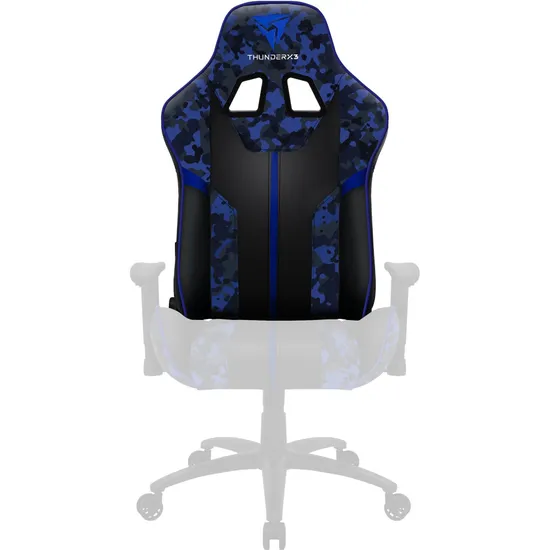 Encosto Para Cadeira BC3 Camo/Azul ThunderX3 (72157)