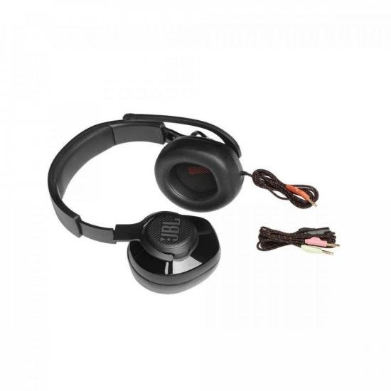 Headset Gamer Quantum 200 Preto JBL por 499,99 à vista no boleto/pix ou parcele em até 10x sem juros. Compre na loja Mundomax!