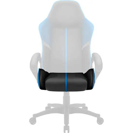Assento Para Cadeira BC1 Boss Cinza/Azul ThunderX3 por 419,90 à vista no boleto/pix ou parcele em até 10x sem juros. Compre na loja Thunderx3!