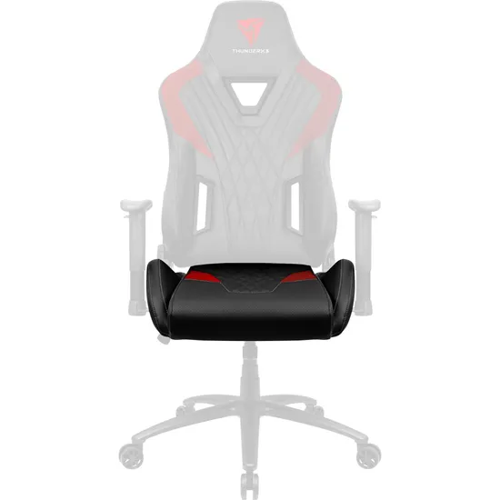 Assento Para Cadeira DC3 Preto/Vermelho ThunderX3 (72201)