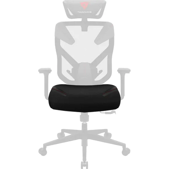 Assento Para Cadeira Yama3 Preto/Vermelho ThunderX3 (72232)