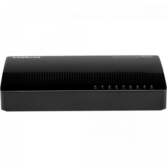 Switch 8 Portas Gigabit Ethernet 1000 Mbps SG 800Q Preto INTELBRAS por 226,90 à vista no boleto/pix ou parcele em até 9x sem juros. Compre na loja Mundomax!