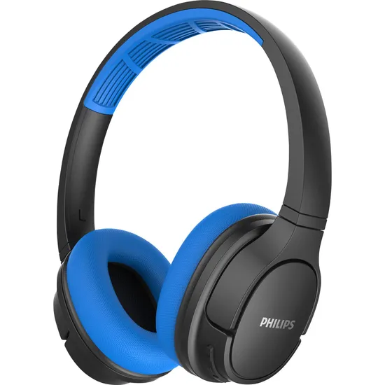 Fone de Ouvido Bluetooth TASH402BL/00 Azul/Preto PHILIPS (72272)
