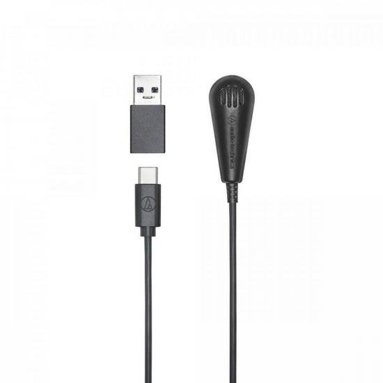 Microfone Condensador Omnidirecional de Lapela ATR4650-USB Preto AUDIO por 239,99 à vista no boleto/pix ou parcele em até 9x sem juros. Compre na loja Mundomax!