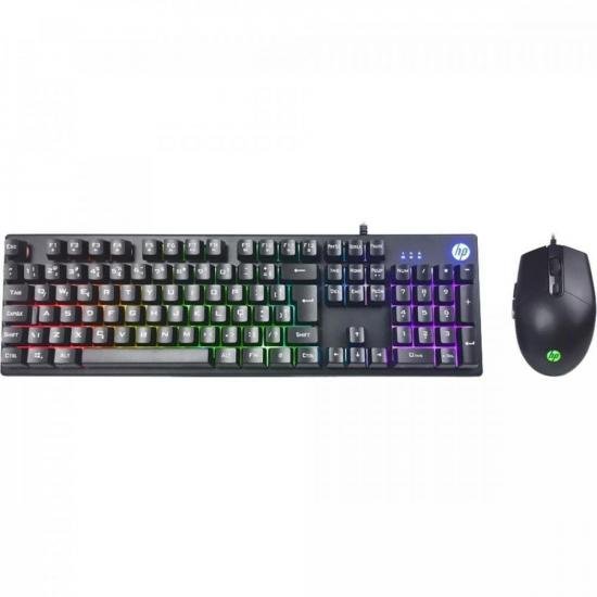 Kit Teclado e Mouse Gamer HP KM300 USB Preto por 150,99 à vista no boleto/pix ou parcele em até 6x sem juros. Compre na loja Mundomax!
