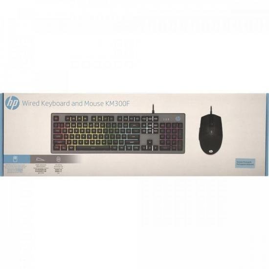 Kit Teclado e Mouse Gamer HP KM300 USB Preto por 150,99 à vista no boleto/pix ou parcele em até 6x sem juros. Compre na loja Mundomax!