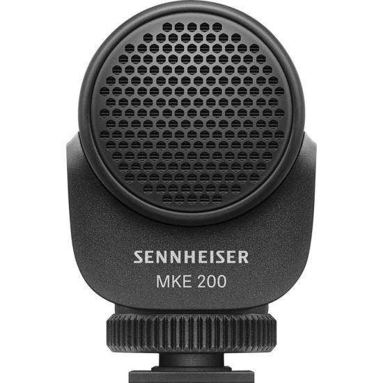 Microfone Sennheiser MKE200 Supercardioide Preto por 988,00 à vista no boleto/pix ou parcele em até 10x sem juros. Compre na loja Mundomax!
