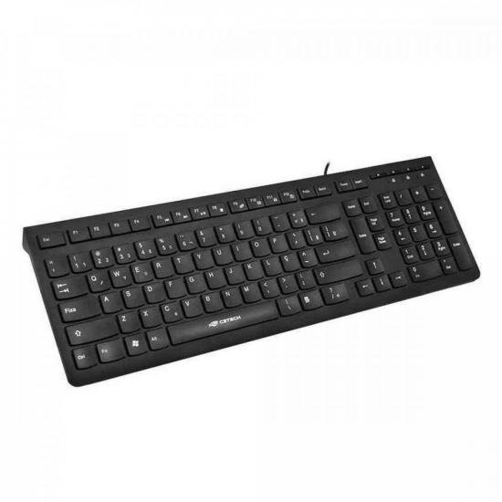 Teclado Multimídia USB KB-M60BK Preto C3TECH por 63,90 à vista no boleto/pix ou parcele em até 2x sem juros. Compre na loja Mundomax!