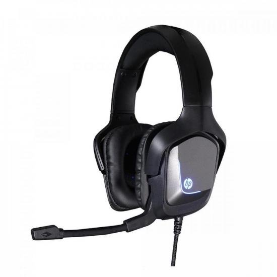 Headset Gamer USB + P2 H220 Preto HP por 203,90 à vista no boleto/pix ou parcele em até 8x sem juros. Compre na loja Mundomax!