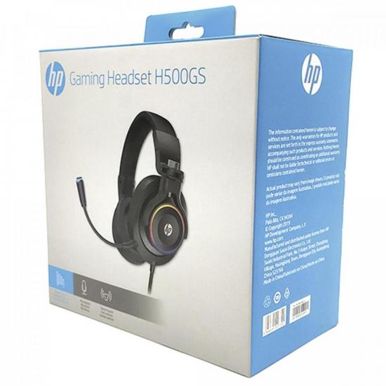 Headset Gamer 7.1 RGB USB H500GS Preto HP por 400,90 à vista no boleto/pix ou parcele em até 10x sem juros. Compre na loja Mundomax!