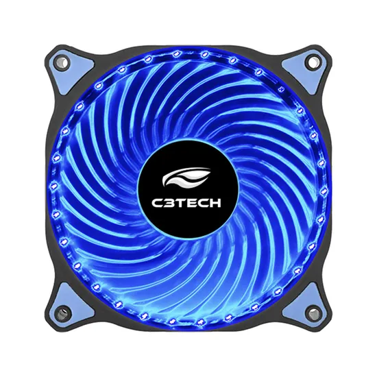Cooler Fan 12cm 30 LED Storm F7-L130BL Azul C3TECH por 33,99 à vista no boleto/pix ou parcele em até 1x sem juros. Compre na loja Mundomax!