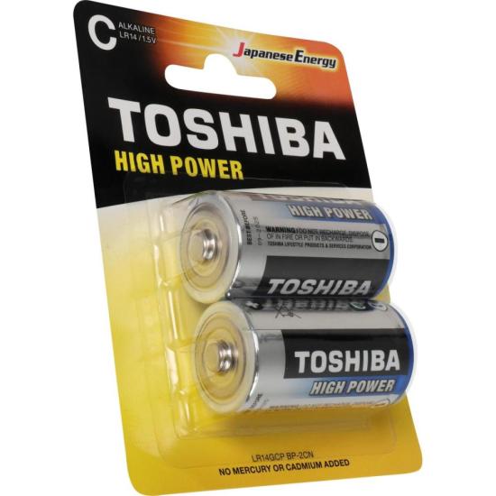 Pilha Alcalina C 1,5V LR14GCP (C/2 Pilhas) Toshiba por 30,00 à vista no boleto/pix ou parcele em até 1x sem juros. Compre na loja Mundomax!